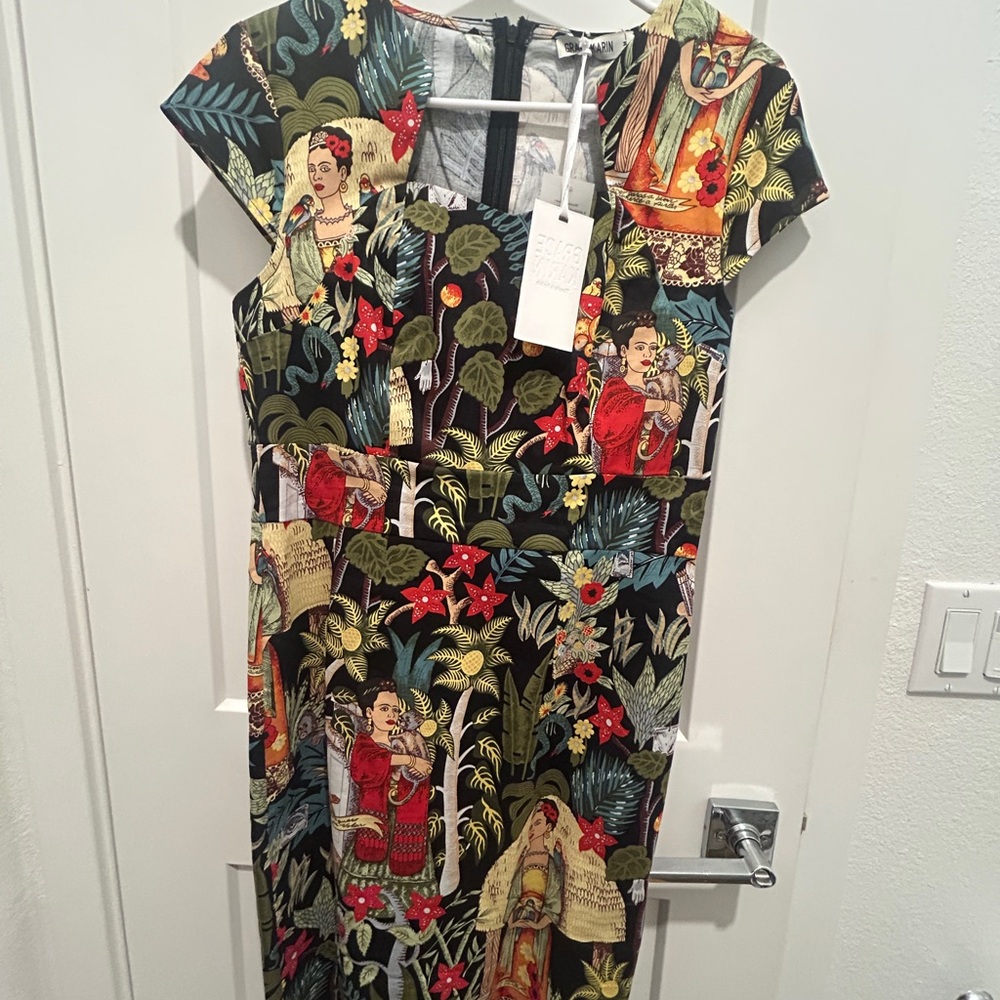 Multicolor Printed Women's Dress